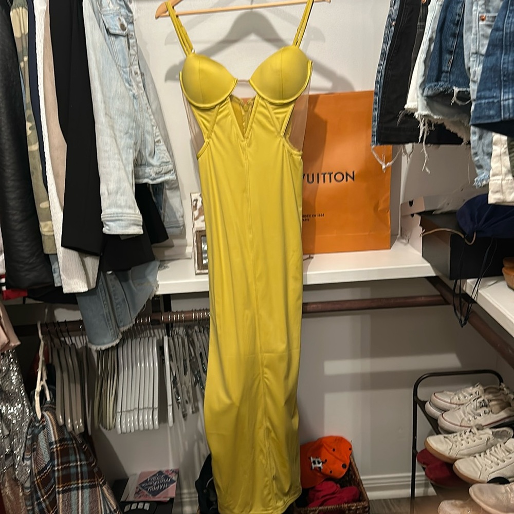 JLUXLABEL yellow dress- size M